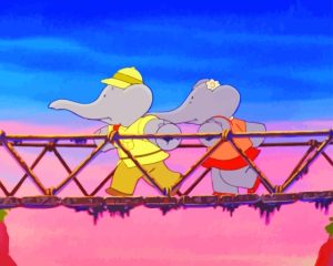 Babar And Celeste Adventures Diamond Painting