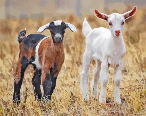 Baby Goats Diamond Painting