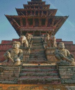 Bhaktapur Nyatapola Temple Nepal Diamond Paintings