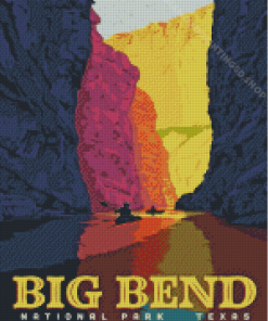 Big Bend National Park Texas Poster Diamond Paintings