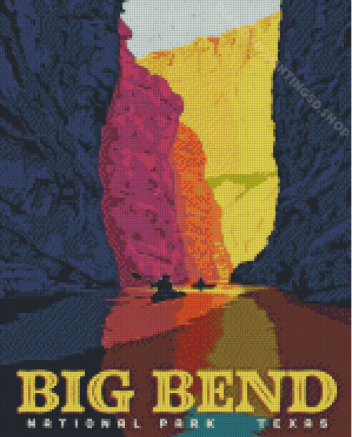 Big Bend National Park Texas Poster Diamond Paintings