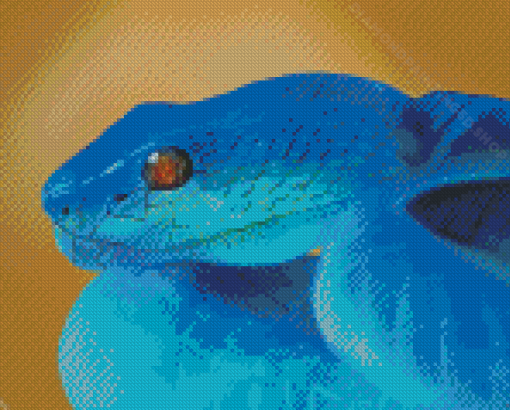 Blue Snake Art Diamond Paintings