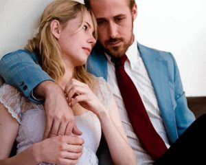 Blue Valentine Characters Diamond Painting