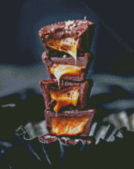 Caramel And Chocolate Cups Diamond Paintings