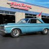 Classic Blue Plymouth Belvedere Diamond Painting