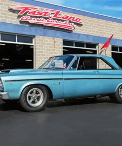 Classic Blue Plymouth Belvedere Diamond Painting