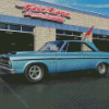 Classic Blue Plymouth Belvedere Diamond Paintings