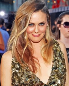 Classy Actress Alicia Silverstone Diamond Painting