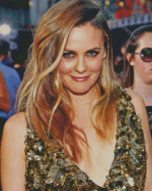 Classy Actress Alicia Silverstone Diamond Paintings