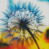 Dandelion Plant Sunset Diamond Paintings