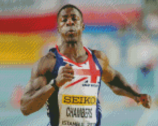 Dwain Chambers Champion Diamond Paintings