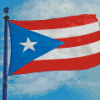 Flag Of Puerto Rico Diamond Paintings