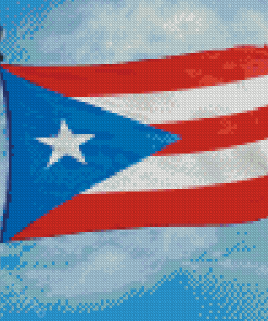 Flag Of Puerto Rico Diamond Paintings