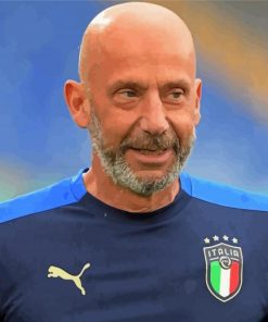 Gianluca Vialli Italian Footballer Diamond Painting