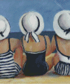 Girls On The Beach Diamond Paintings