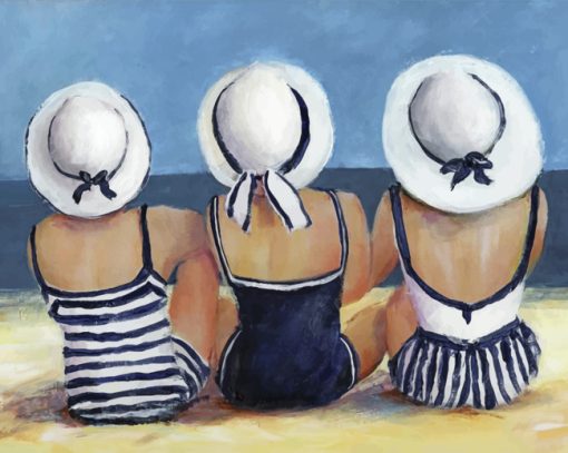 Girls On The Beach Diamond Painting