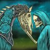 Gothic Skeleton And Horse Diamond Painting
