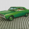 Green 69 Dodge Dart Car Diamond Paintings