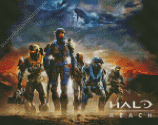 Halo Reach Game Poster Diamond Paintings