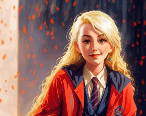 Harry Potter Luna Lovegood Art Diamond Painting