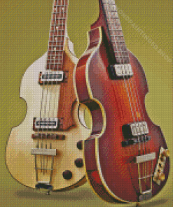 Hofner Electric Guitar Diamond Paintings