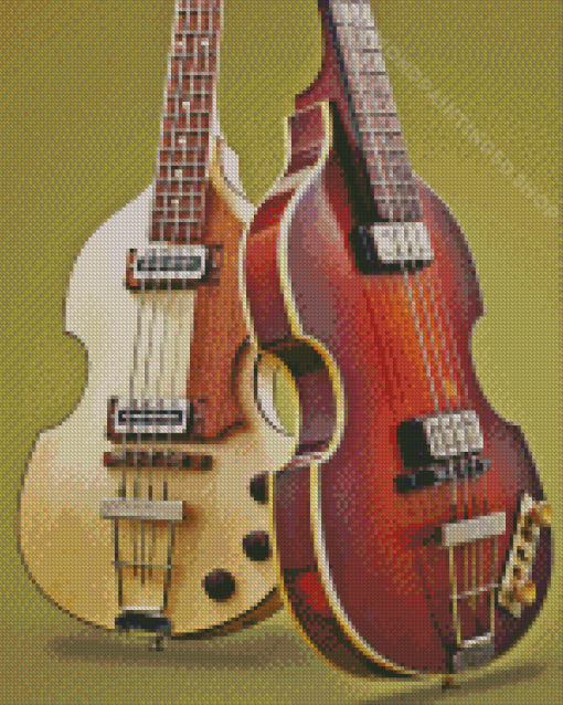 Hofner Electric Guitar Diamond Paintings