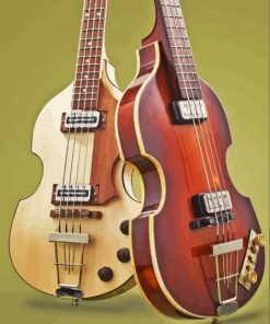 Hofner Electric Guitar Diamond Painting