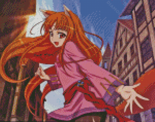 Holo Spice And Wolf Diamond Paintings