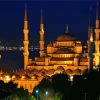 Istanbul Night Mosque Diamond Painting