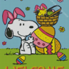 It's The Easter Beagle Charlie Brown Diamond Paintings