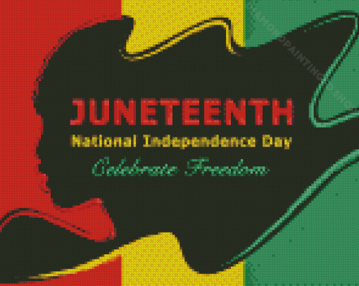 Juneteenth Freedom Day Celebration Diamond Paintings