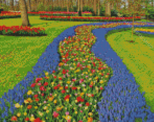 Keukenhof Botanical Garden Diamond Paintings