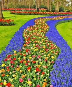 Keukenhof Botanical Garden Diamond Painting