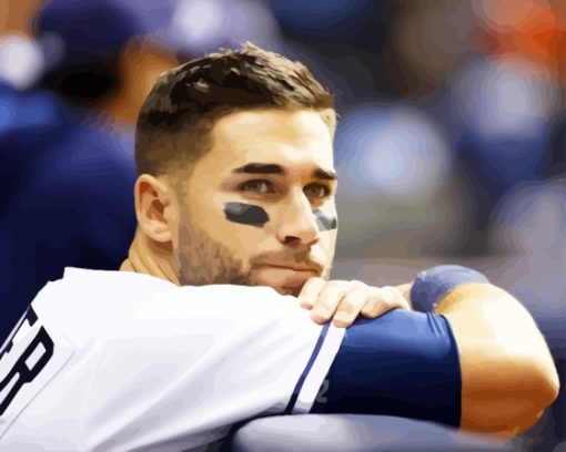 Kevin Kiermaier Blue Jays Diamond Painting