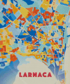 Larnaca Cyprus Poster Art Diamond Paintings