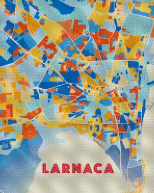 Larnaca Cyprus Poster Art Diamond Paintings