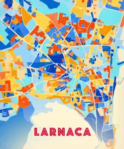 Larnaca Cyprus Poster Art Diamond Painting