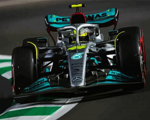 Lewis Hamilton Cars Diamond Painting
