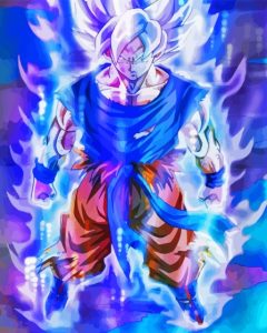 Mui Goku Dragon Ball Z Anime Diamond Painting