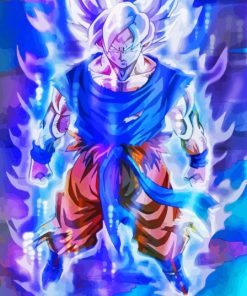 Mui Goku Dragon Ball Z Anime Diamond Painting