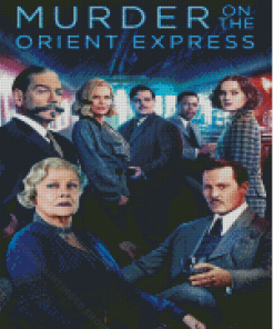 Murder On The Orient Express Movie Poster Diamond Paintings