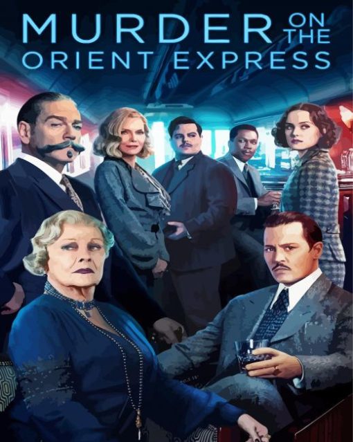 Murder On The Orient Express Movie Poster Diamond Painting