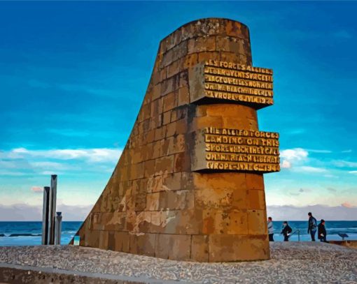 Normandy Omaha Beach Diamond Painting