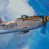 P51 Mustang Diamond Paintings