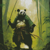 Panda Warrior Diamond Paintings