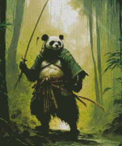 Panda Warrior Diamond Paintings