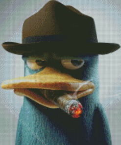 Perry The Platypus Smoking Diamond Paintings