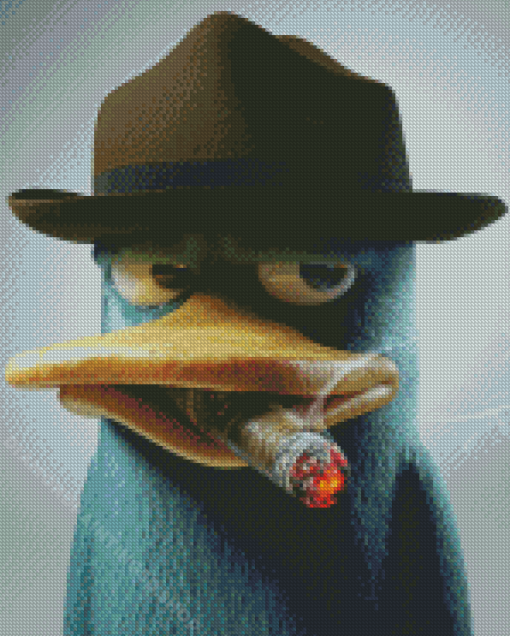 Perry The Platypus Smoking Diamond Paintings