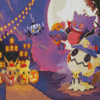 Pokemon Anime Chandelure Diamond Paintings