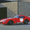 Red Shelby Cobra Le Mans Car Diamond Paintings